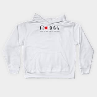 corona design Kids Hoodie